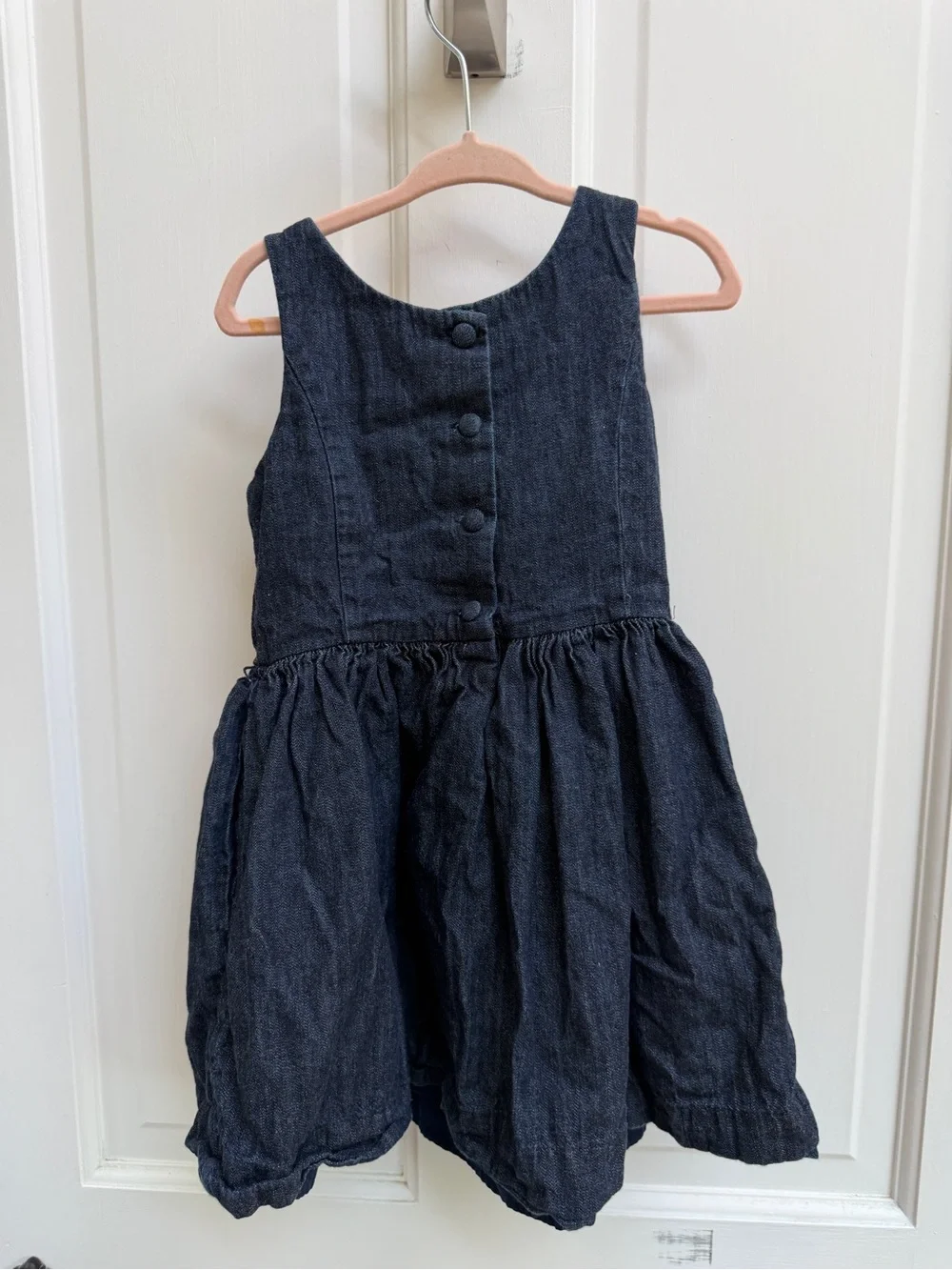Polo by Ralph Lauren Girls 4 4T Dark Blue Denim Tank Top Formal Dress